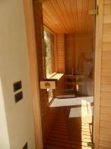 sauna porta vetro